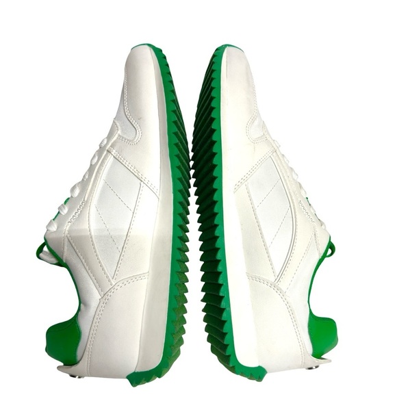New Steve Madden Kinkade Retro White Green Sneakers 8.5 - Picture 5 of 9